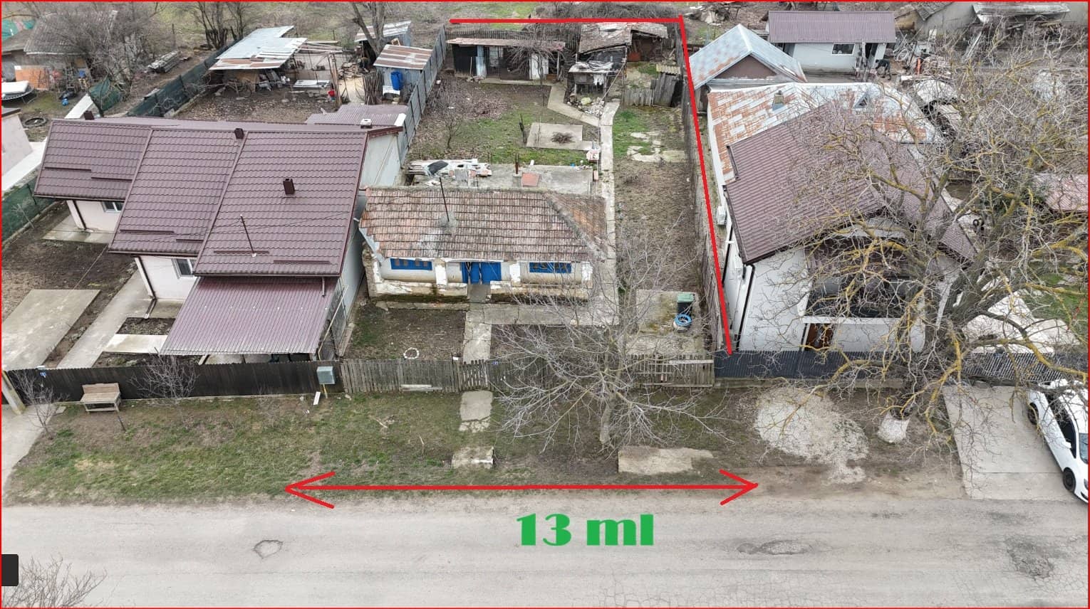 MOARA VLASIEI, CASA DEMOLABILA, LOT 425 MP! — fotografia 1 din 5