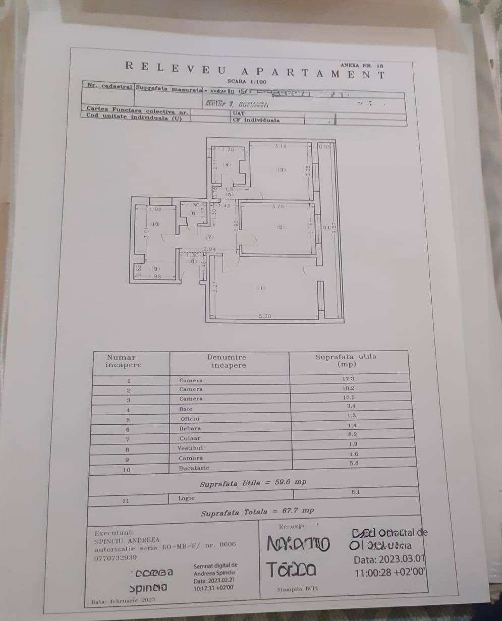 Apartament 3 camere – Șoseaua Giurgiului | Etaj 2/10 | Bloc reabilitat. — fotografia 8 din 8