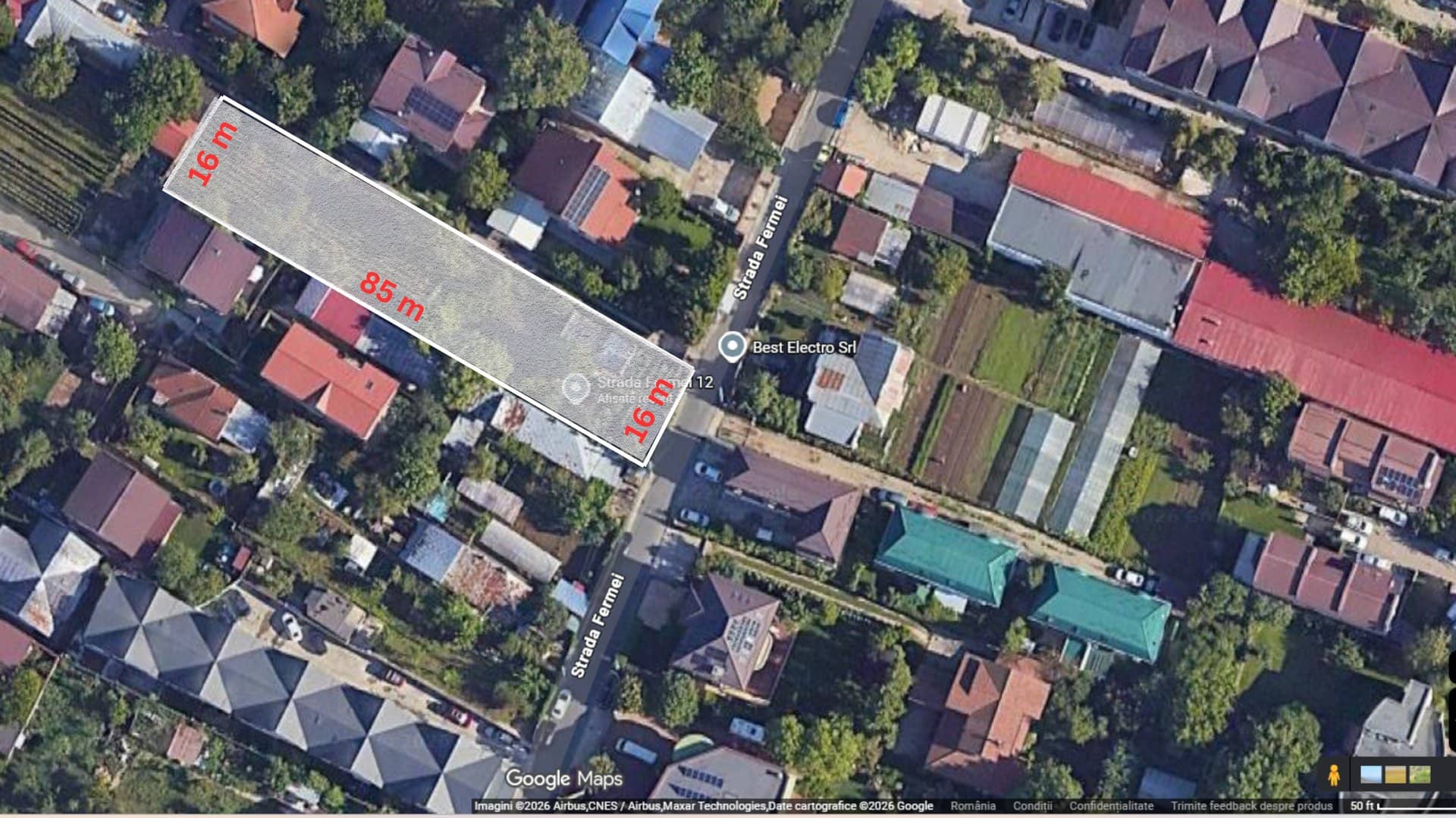 Ofertă Rară: Teren 1.335 mp în Zonă de Case – Vila Premium sau Dezvoltare P+2 — fotografia 3 din 5