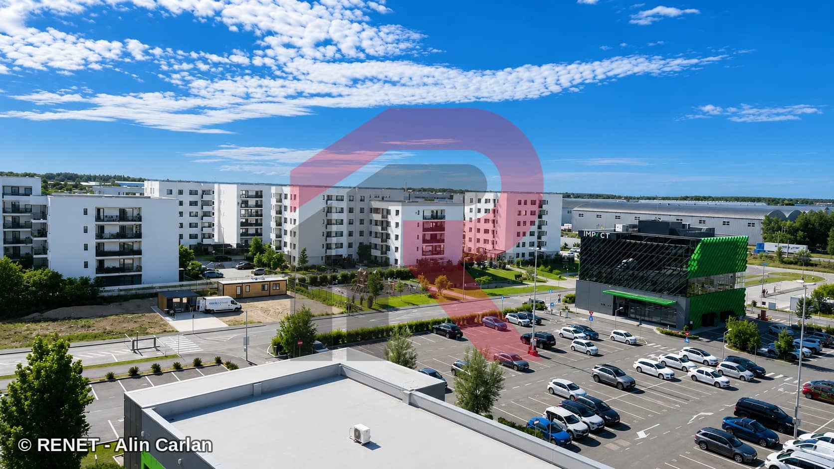 APARTAMENT 3 CAMERE GREENFIELD TEILOR - ETAJ 6/10 VEDERE PANORAMICĂ — fotografia 15 din 18