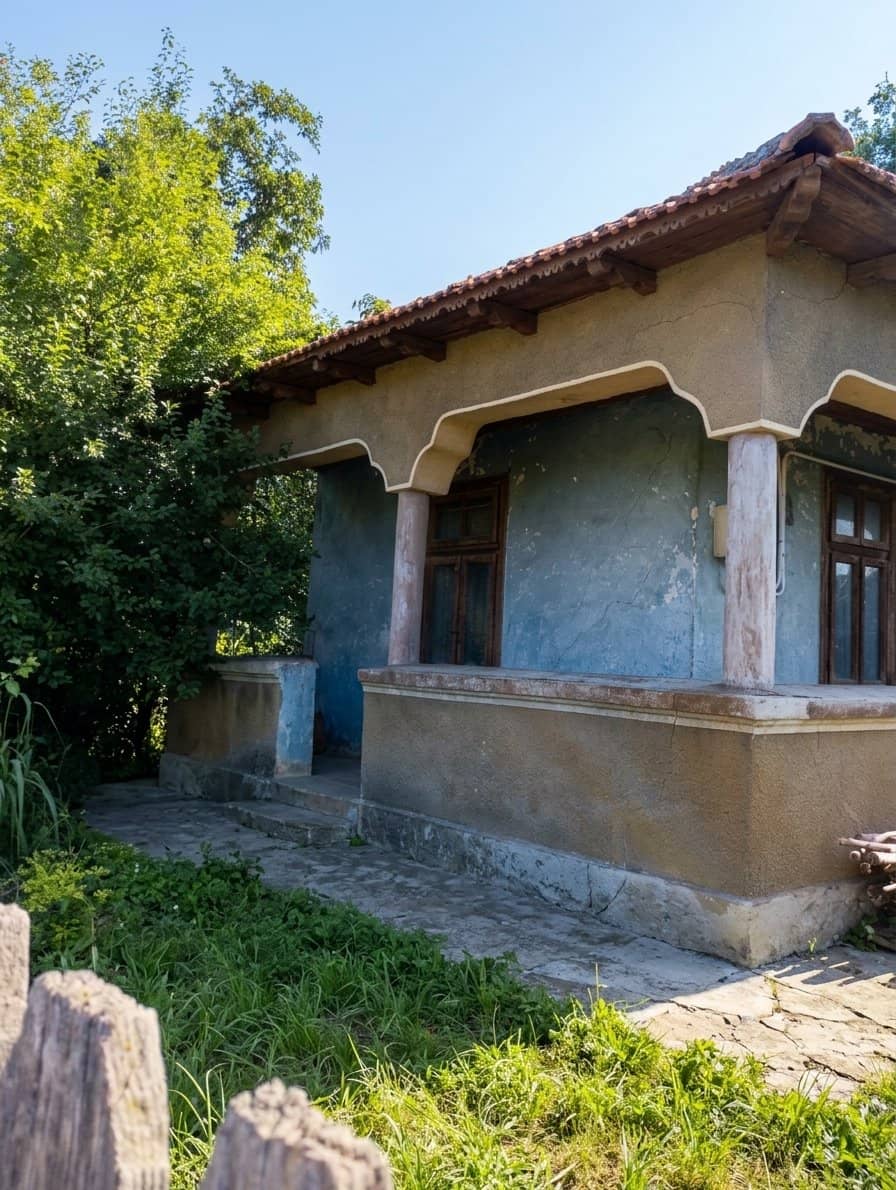 DE VANZARE CASA DEMOLABILA/RENOVABILA + TEREN 1900m SAT BUDENI — fotografia 3 din 4