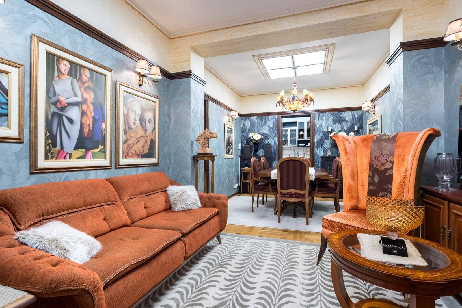 ARMENEASCA, APARTAMENT ELEGANT, SINGUR PE NIVEL, 185 MP! — fotografia 50 din 52