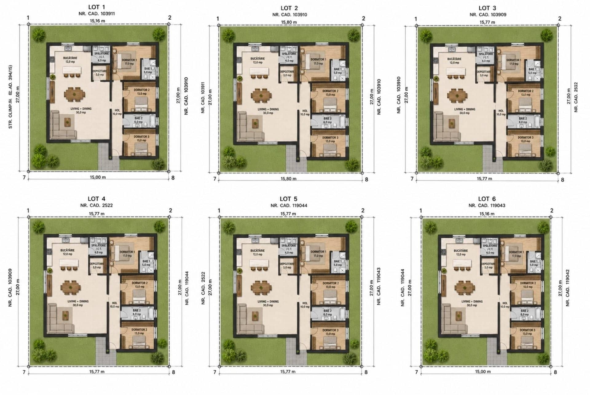 🏡 Complex Rezidențial Premium – 6 case moderne pe parter, zona Lebăda, Lacul Cernica — fotografia 6 din 6