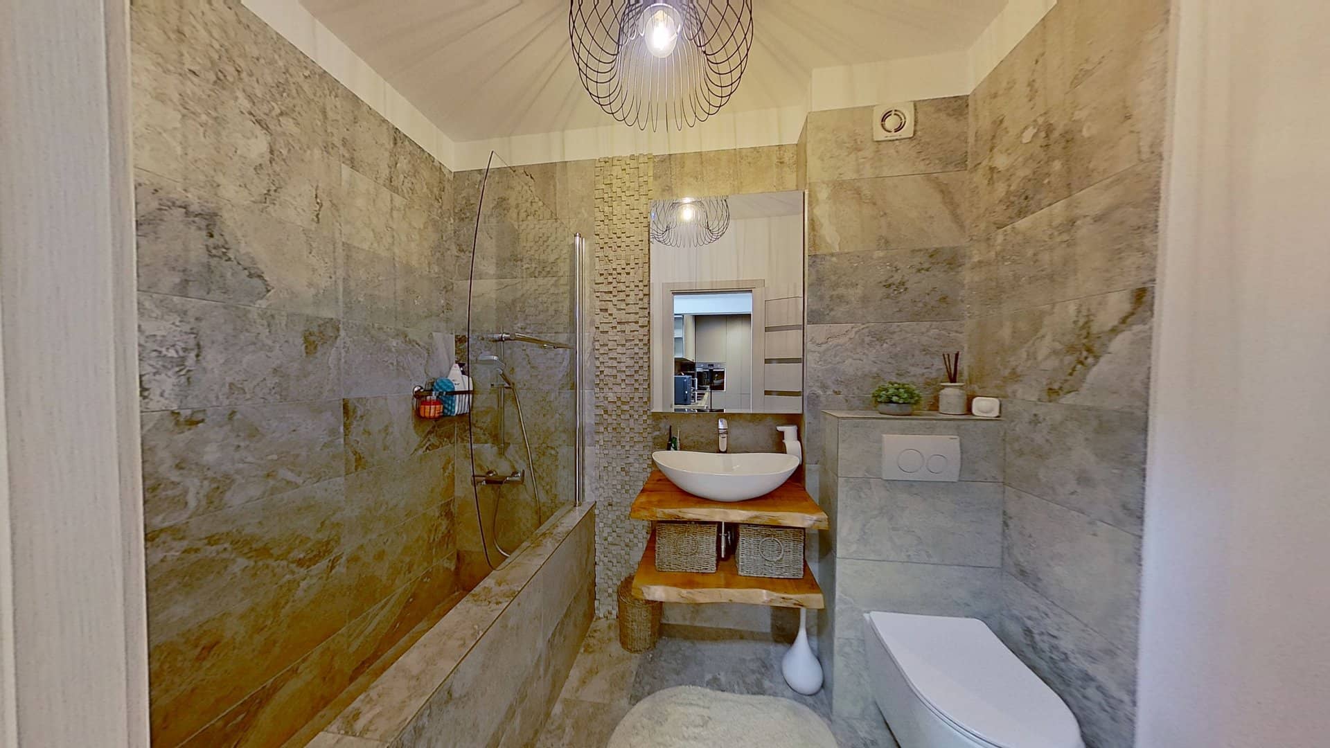 Bucureștii Noi, Chitila, Ap. 3 camere de vanzare, 13 Min Metrou Jiului, Renovat Lux, demisol — fotografia 18 din 19