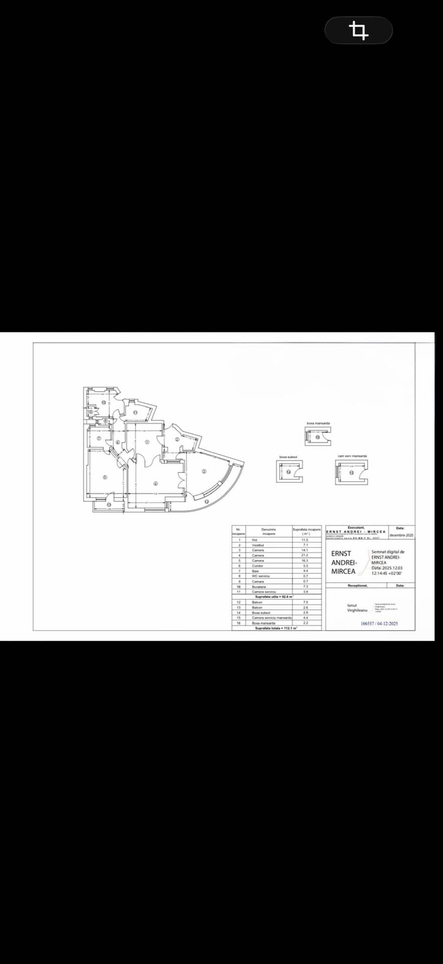 Apartament decomandat, 4 camere, 112mp, Maria Rosetti — fotografia 10 din 10