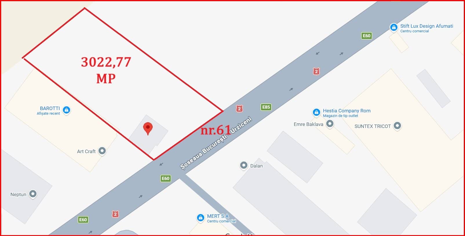 AFUMATI, SPATIU COMERCIAL P+3E, LOT 3.023 MP! — fotografia 6 din 7