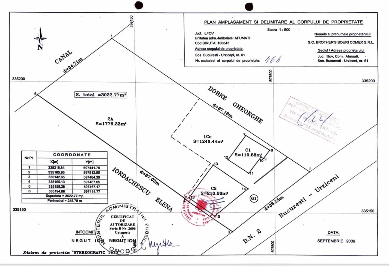 AFUMATI, SPATIU COMERCIAL P+3E, LOT 3.023 MP! — fotografia 5 din 7