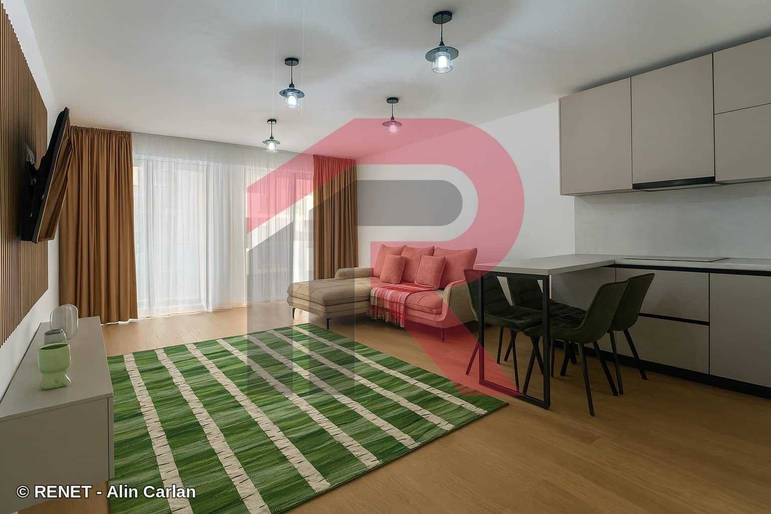 DE INCHIRIAT 2 CAMERE – North Avenue Pipera — fotografia 4 din 13