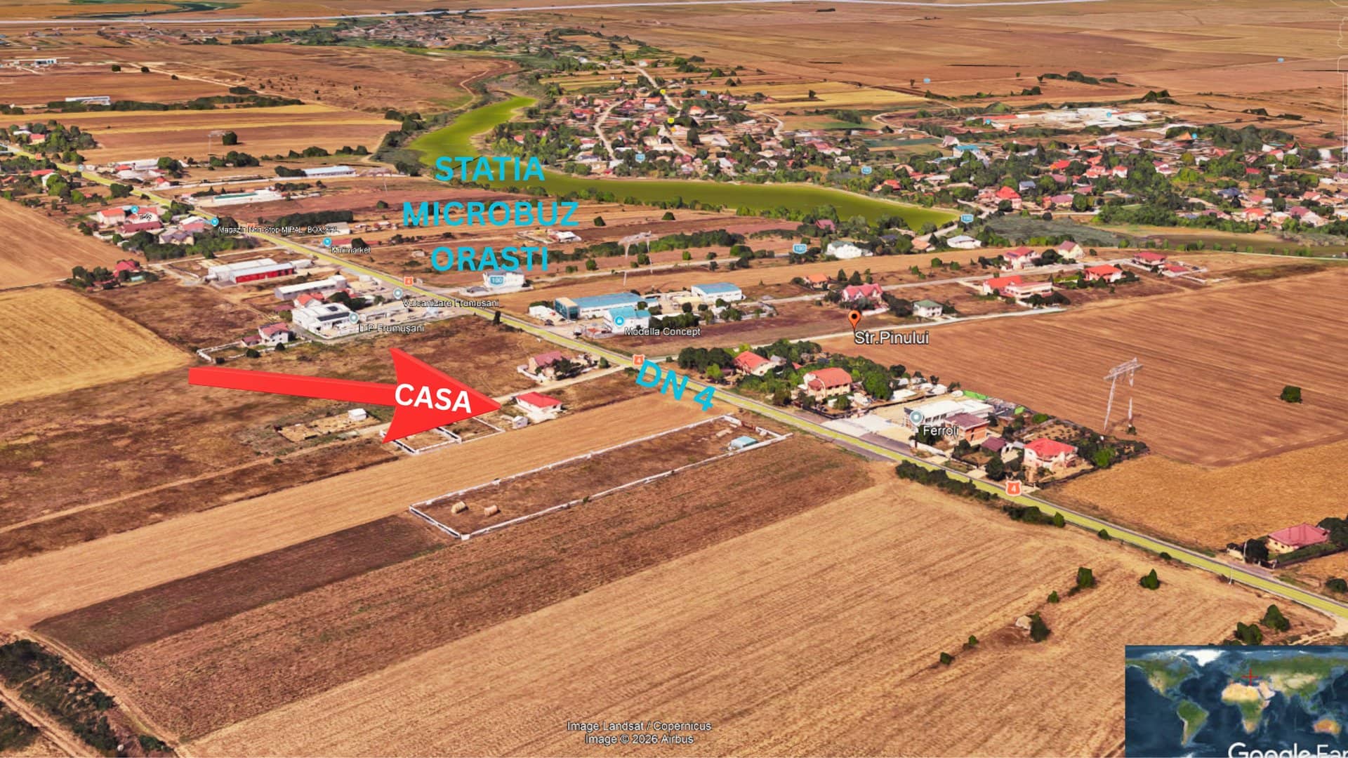 Casa 4 camere Frumusani - Orasti. 500 mp teren. — fotografia 1 din 21