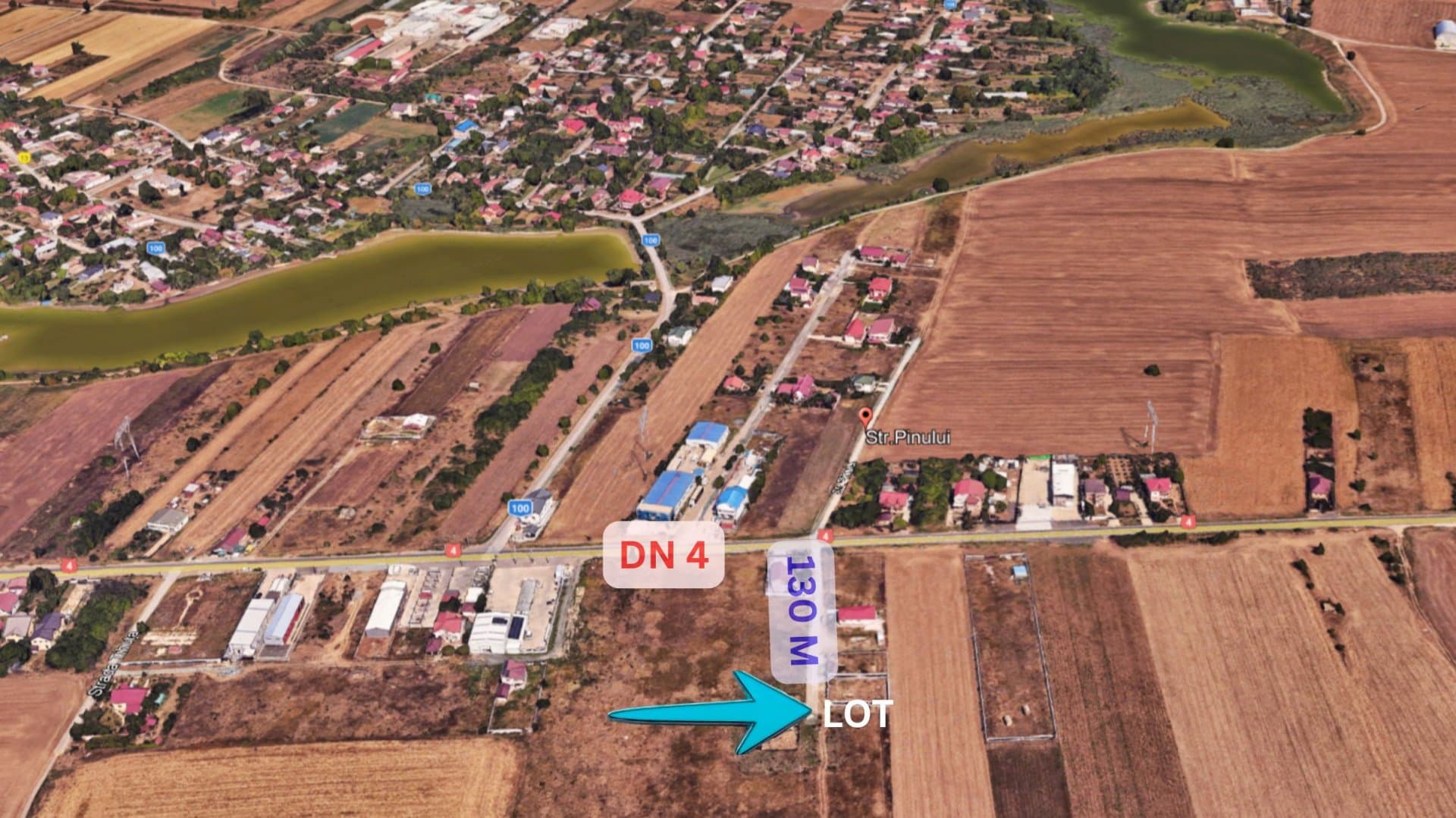 Lot casa Frumusani 500 mp – Orasti. Plata in rate.