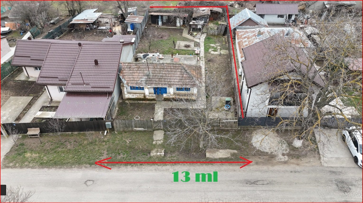 MOARA VLASIEI, CASA DEMOLABILA, LOT 425 MP! — fotografia 1 din 5