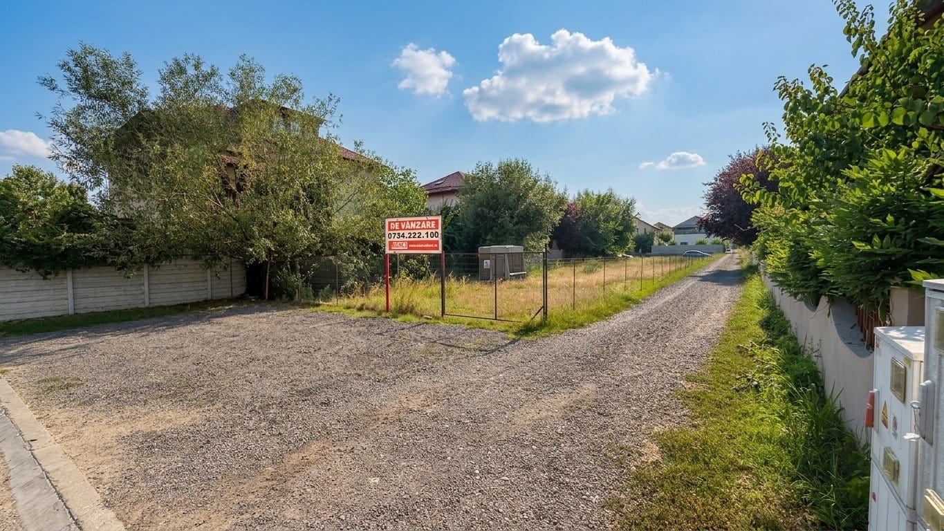 Teren pentru dezvoltare imobiliara Apeductului- Crinului — fotografia 1 din 7