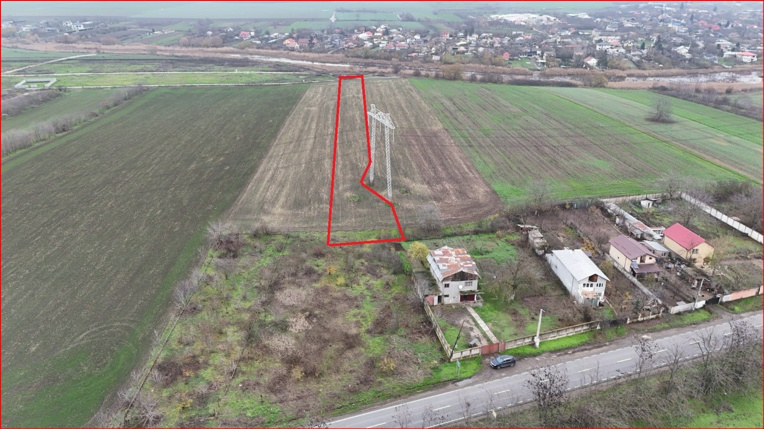 FRUMUSANI– ORASTI | TEREN 7.630 MP | DUBLA DESCHIDERE 28 M — fotografia 1 din 5