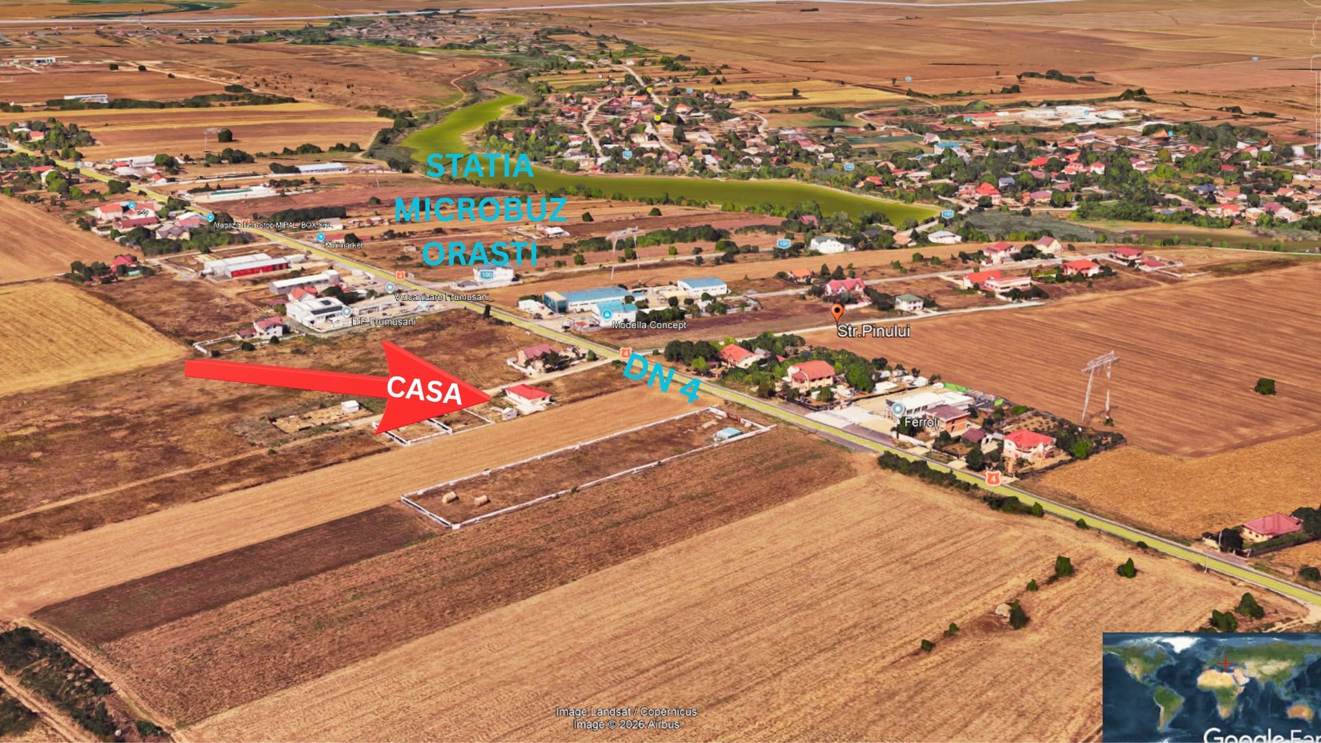 Casa 4 camere Frumusani - Orasti. 500 mp teren. — fotografia 1 din 21