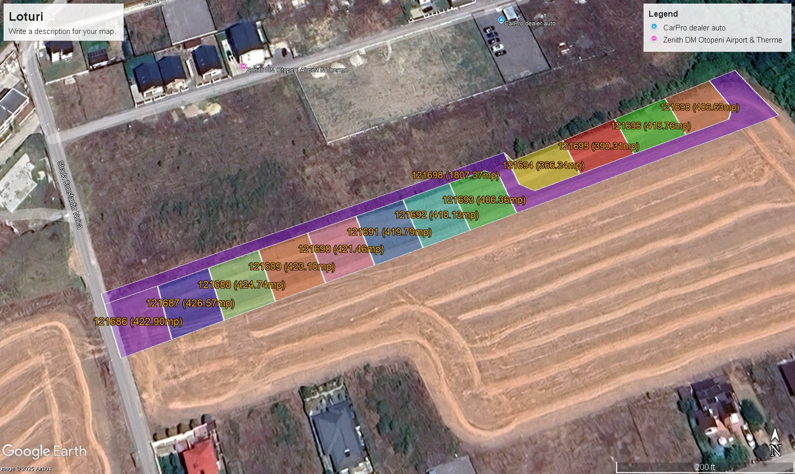 LOTURI PENTRU CASA - 420mp + 89mp drum - Otopeni, Ilfov - IN CURS DE AUTORIZARE 