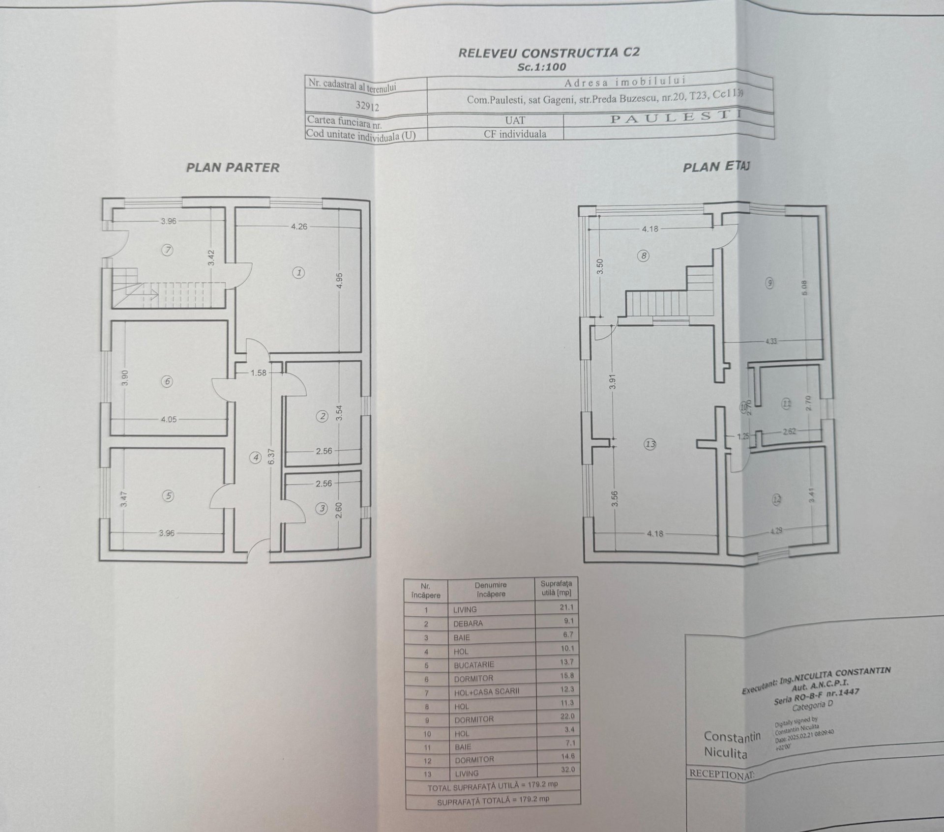 Gageni, casa care inseamna acasa, zona linistita, teren generos